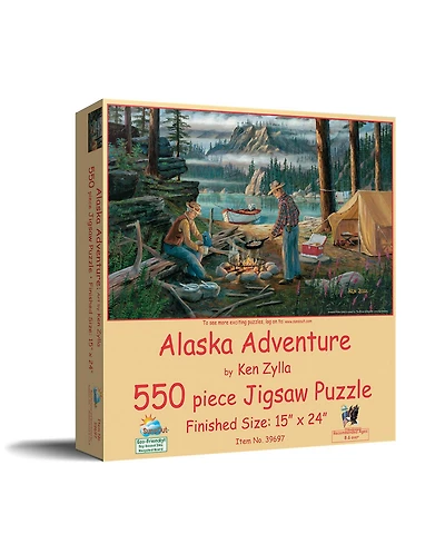 SunsOut Alaska Adventure 550 piece Jigsaw Puzzle for Adults