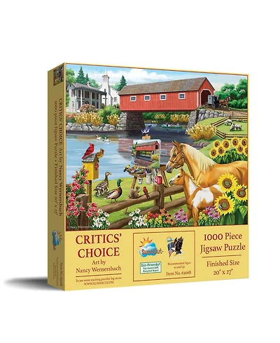 SunsOut Critics' Choice 1000 piece Jigsaw Puzzle for Adults