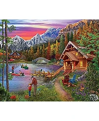 SunsOut Stone Bridge Lake 1000 piece Jigsaw Puzzle for Adults