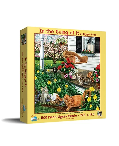 SunsOut In the Swing of It 500 piece Jigsaw Puzzle for Adults