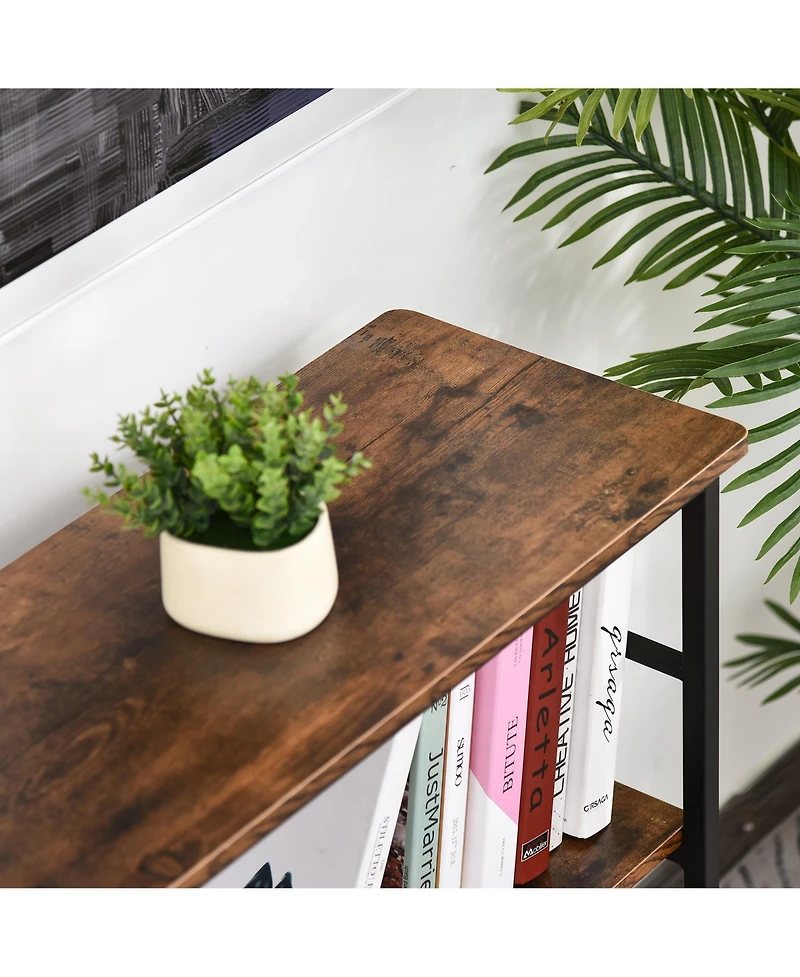 Homcom Three-Tier Storage Rack Foot Adjusted Multi-functional Space Saving