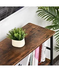 Homcom Three-Tier Storage Rack Foot Adjusted Multi-functional Space Saving