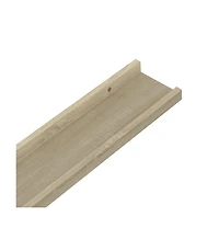 vidaXL Wall Shelves 2 pcs Sonoma Oak 15.7"x3.5"x1.2"