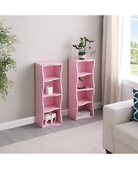 Streamdale Furniture Wavy 8-Layer Adjustable Bookshelf