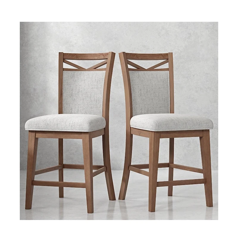 Parker House Furniture Americana Modern Dining Upholstered Counter Chair Two Pack