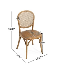 Streamdale Furniture Streamdale Rattan Dining Chairs (Set of 2) - Vintage Style