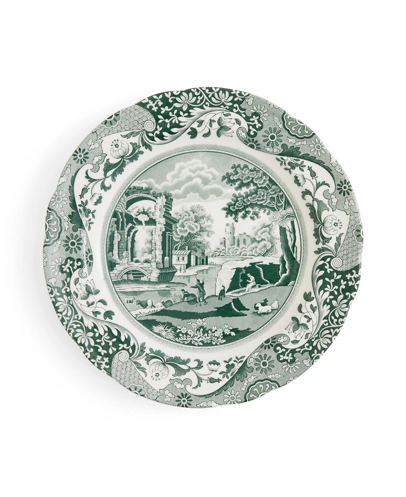 Spode Heritage Green Italian Dinner Plates, Set of 4