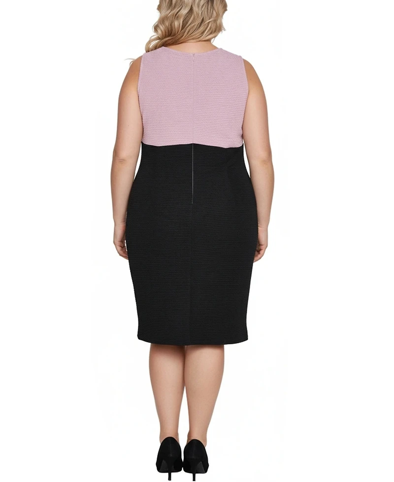 Ny Collection Plus Long Sleeve Ponte Cropped Jacket