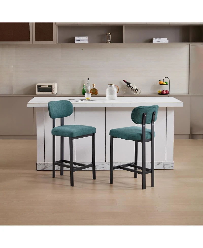 Streamdale Furniture Upholstered Counter Height Bar Stools