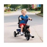 Kinder King Kids Tricycle Stroller, 8 1 Folding Toddler Trike w/Adjustable Push Handle