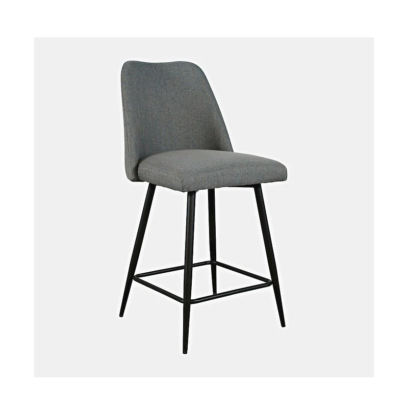 Jofran Macey Contemporary Modern Upholstered Counter Barstool (Set of 2