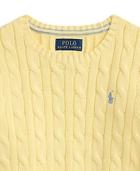 Polo Ralph Lauren Boys' 2-7 Crewneck Cable-Knit Sweater
