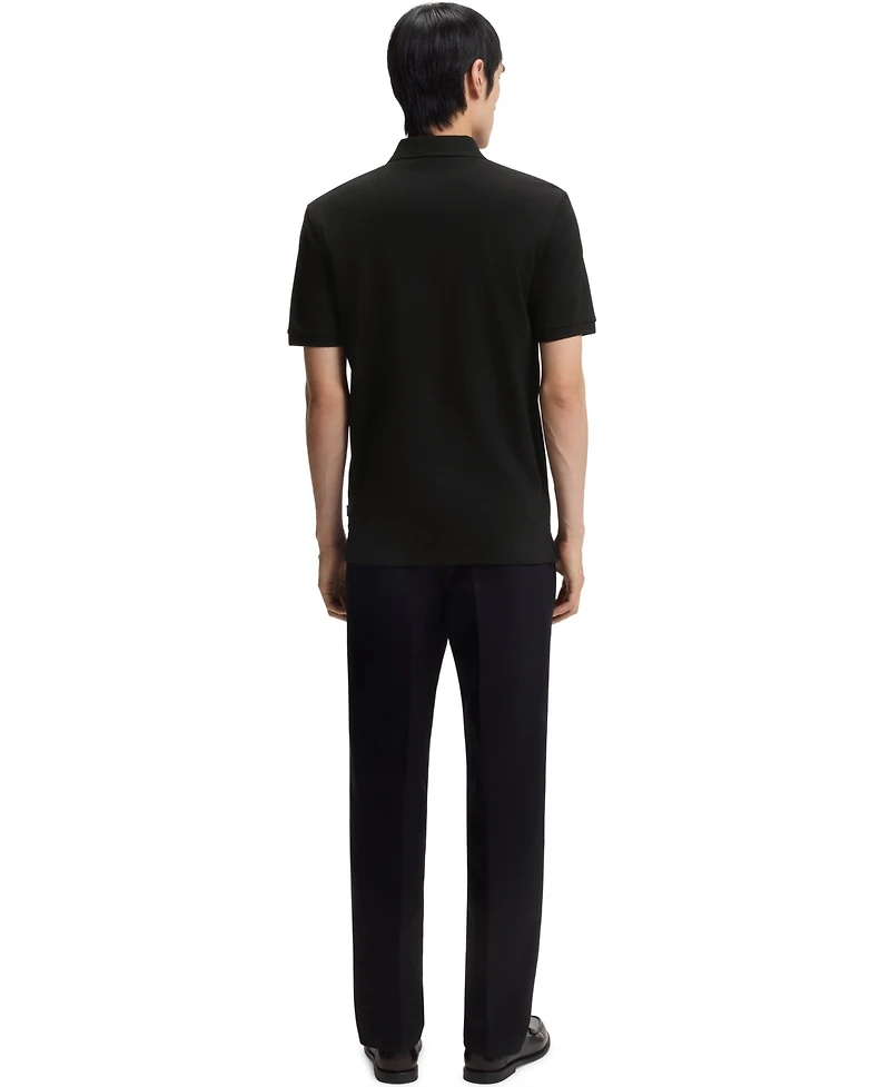 Boss by Hugo Men's Cotton-Pique Logo Artwork Polo Shirt