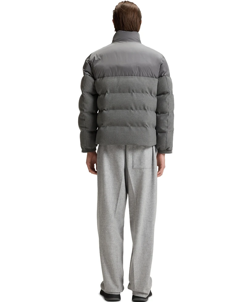 Boss by Hugo Men's Waterproof Brushed Flannel Jacket