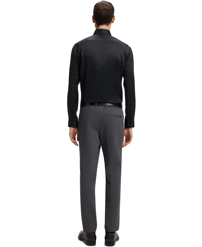Boss by Hugo Men's Performance-Stretch Twill Slim-Fit Dress Shirt