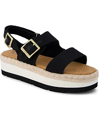 Toms Women's Giana Platform Open Toe Sandals