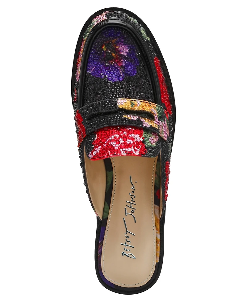 Betsey Johnson Women's Liona Platform Slip-On Mules