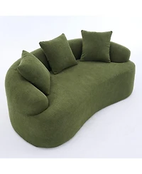 Streamdale Furniture Ly-025 Forest Green Loveseat Sofa