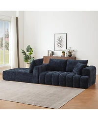 Streamdale Chenille L-Shape Sectional Sofa Sleeper Couch