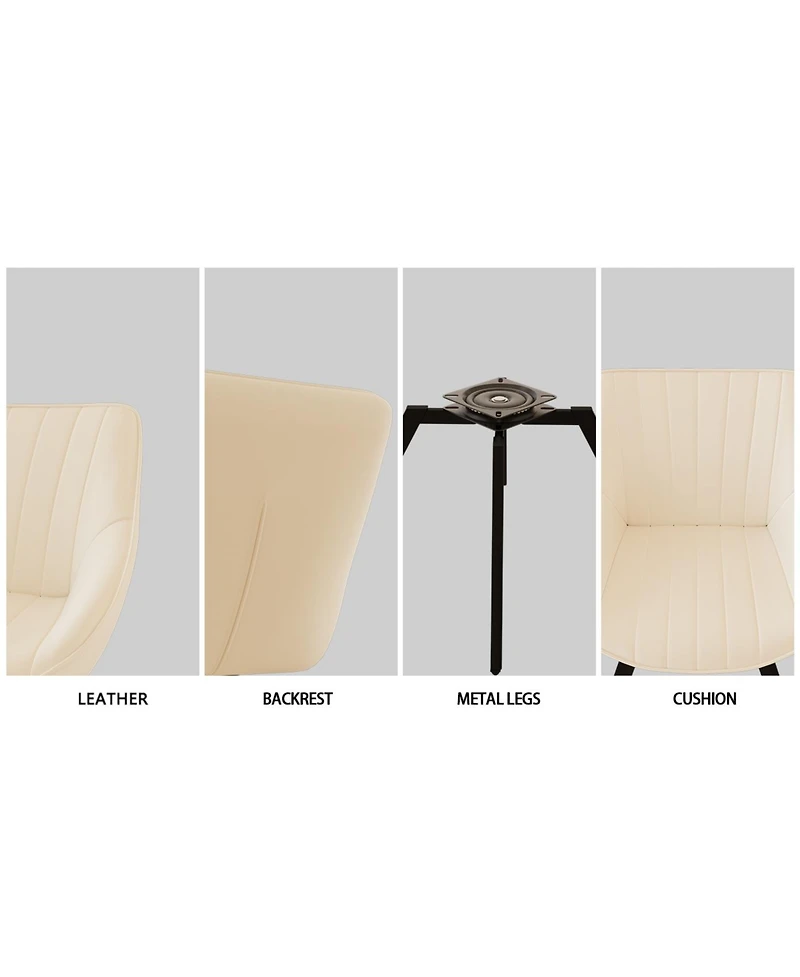 Streamdale Furniture Streamdale 31.5" Walnut Round Dining Set- Table & 2 Chairs