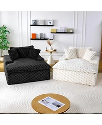 Streamdale Furniture 51" Comfort Sofa w/ 2 Pillows & Backrest