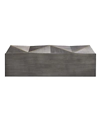 Streamdale Furniture 60" Retro Buffet Cabinet - 4-Door Sideboard with Adjustable Shelves (Gray)