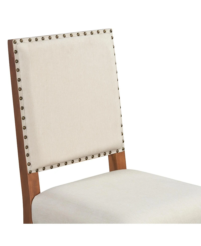 Streamdale Furniture 5-Piece Round Dining Set- Table & 4 Upholstered Chairs