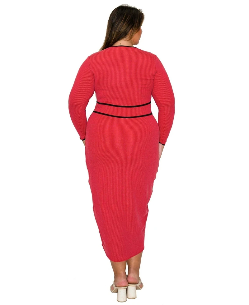 L I V D Plus Elora Sweater Dress