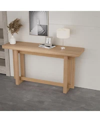 Streamdale Furniture Mdf Console Table - Narrow Entryway/Hallway - Oak