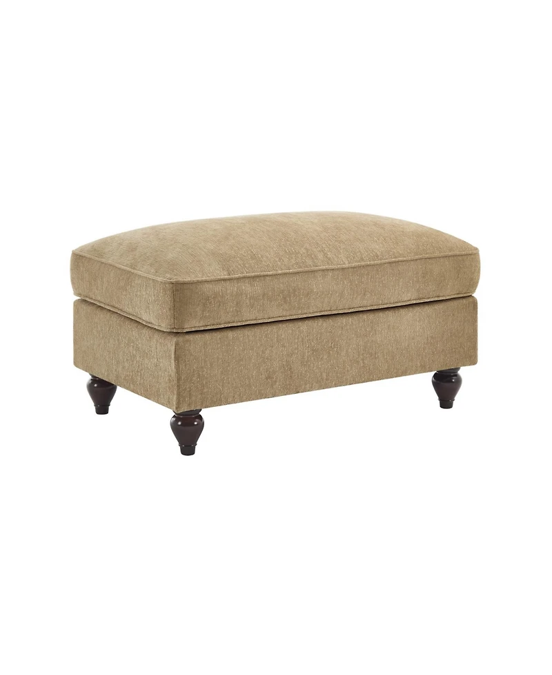 Streamdale Furniture Ottoman Chenille -Light Coffee