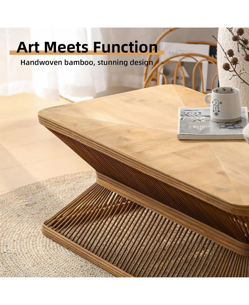 Streamdale Furniture Mid-Century Modern Coffee Table