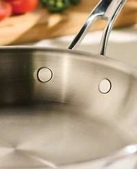 Anolon EverLast Stainless Steel 2-Pc. Tri-Ply Clad Frying Pan Set