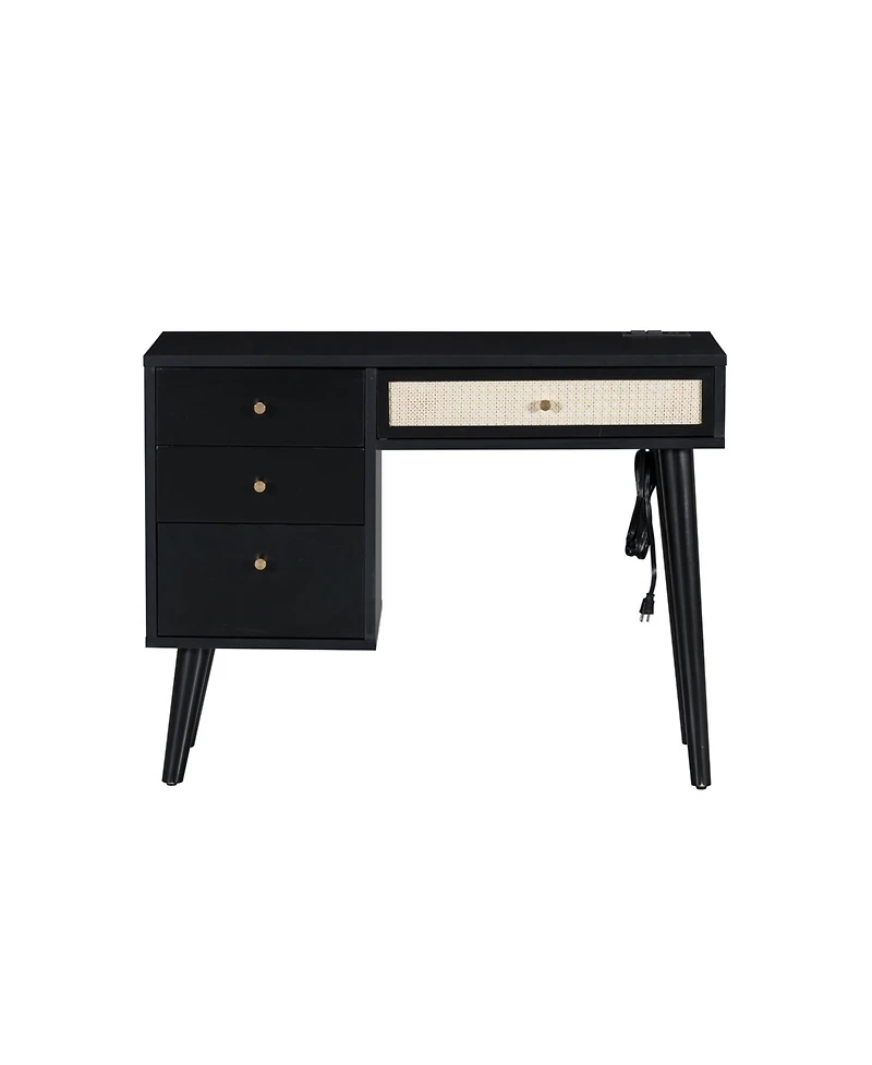 Streamdale Retro Bohemian Vanity Set with Charging and Usb