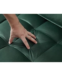 Streamdale Furniture Sleeper Sofa Bed with Adjustable Backrest (Green