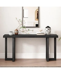 Streamdale Furniture Geometric Console Table - Pine Legs