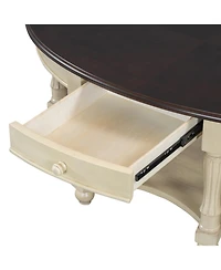 Streamdale Furniture Vintage Oval Coffee Table