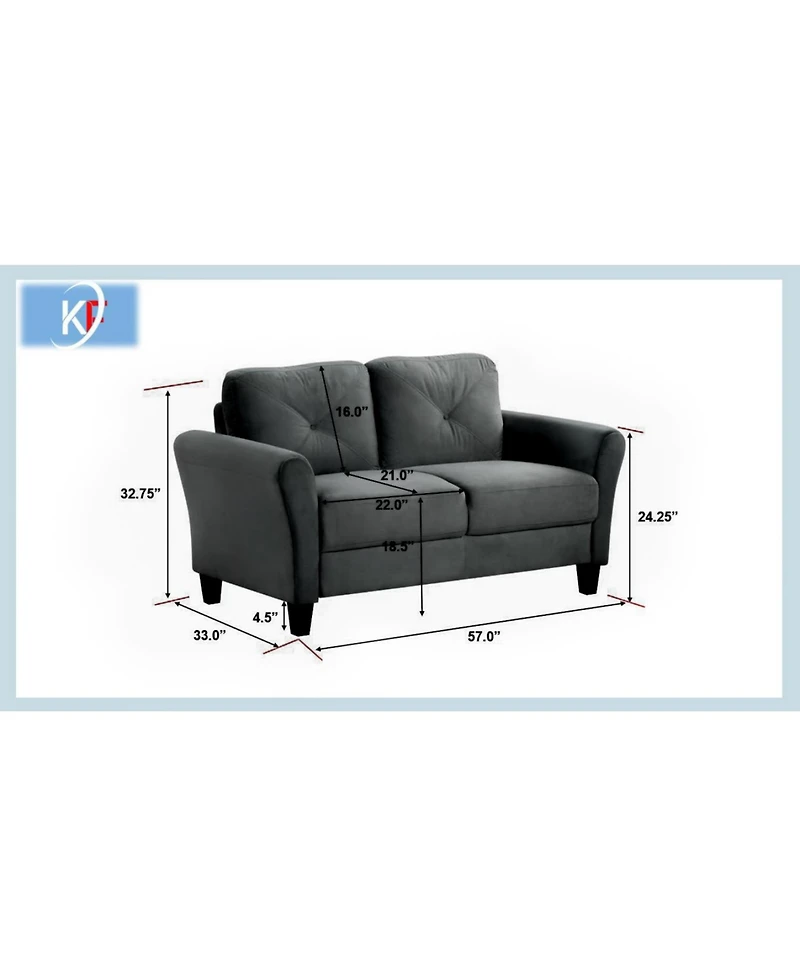 Streamdale Furniture Comfortable Sectional Couch & Sofa for Small Spaces