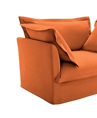 Streamdale Furniture Koala Ottoman - Orange