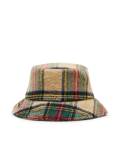 Steve Madden Small Tartan Plaid Bucket Hat