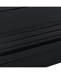 Streamdale Furniture Modern Rectangle Coffee Table with Drawers & Shelves