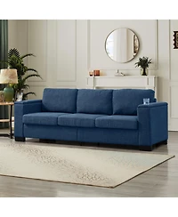 Streamdale Furniture Modern Sofa with Cup Holder & Storage