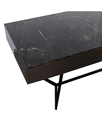 Streamdale Furniture Modern Black 70.87" Computer Desk, Study & Work Desk, Y-Shaped Metal Legs