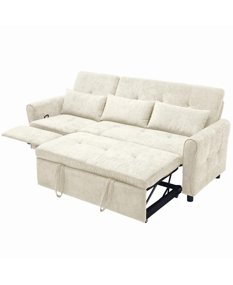 Streamdale Furniture 2-in-1 Sofa Bed with Reversible Recliner