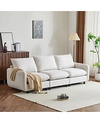 Streamdale Furniture 99 in. 3-Piece Modular Free Combination Sectional Sofa Couch