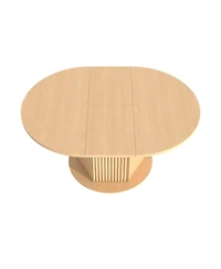 Streamdale Furniture Round Dining Table, Bump Texture Base