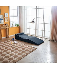 Streamdale Furniture Foldable Sponge Sofa Bed- Portable Lounger for Living Room And Bedroom