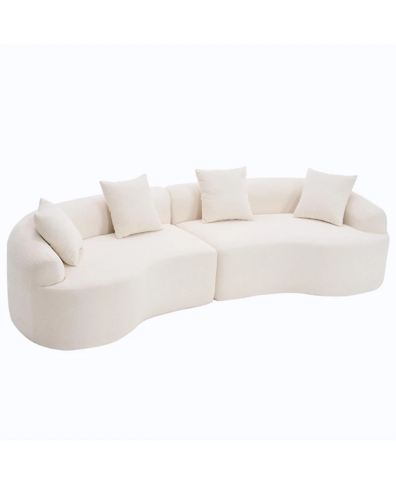 Streamdale Furniture Curved Modular Sectional Sofa