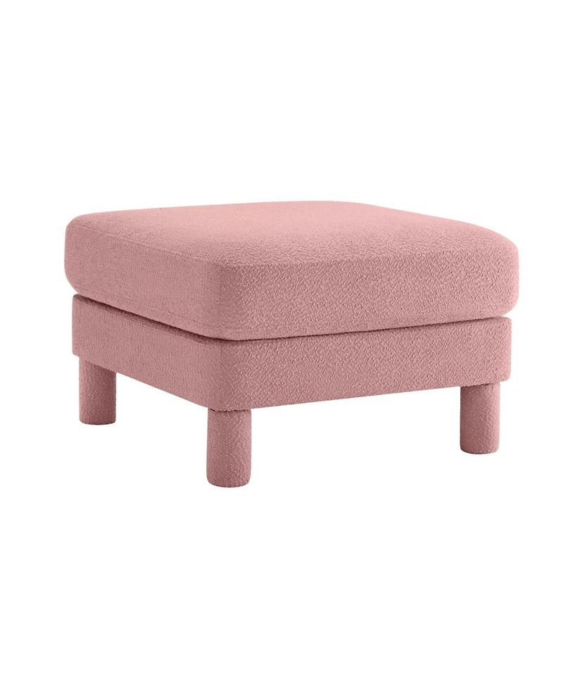 Streamdale Furniture Lucas Ottoman Polyester-Pink