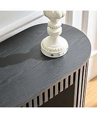 Streamdale Furniture Modern Console Table with Drawer - Black