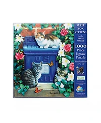 SunsOut Mail Box Kittens 1000 piece Jigsaw Puzzle for Adults